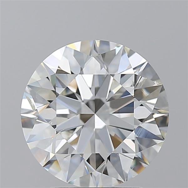 3.22ct I SI2 Rare Carat Ideal Cut Round Diamond