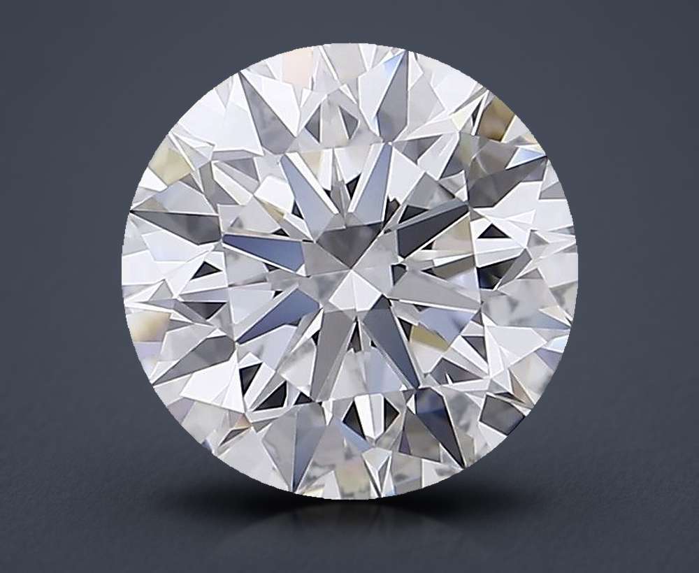 3.41 Carat Round Lab Diamond