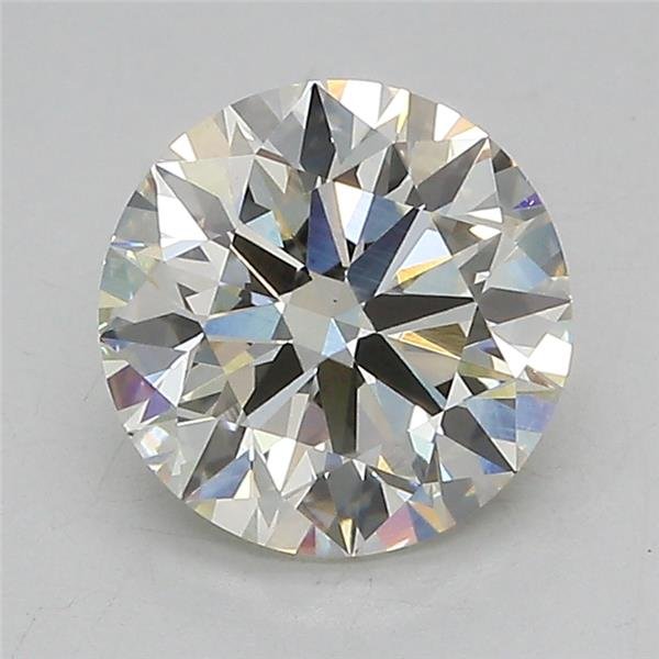 2.18ct J VS1 Excellent Cut Round Lab Grown Diamond
