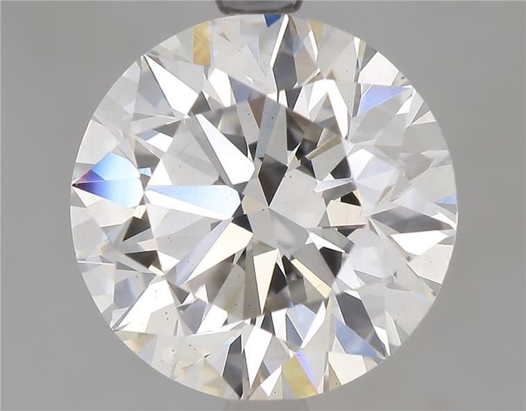 3.70ct H VS2 Excellent Cut Round Lab Grown Diamond