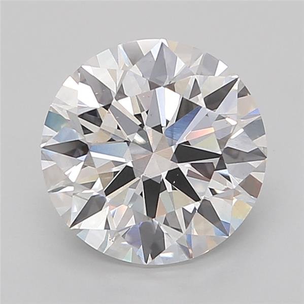 3.01ct E VS2 Rare Carat Ideal Cut Round Lab Grown Diamond