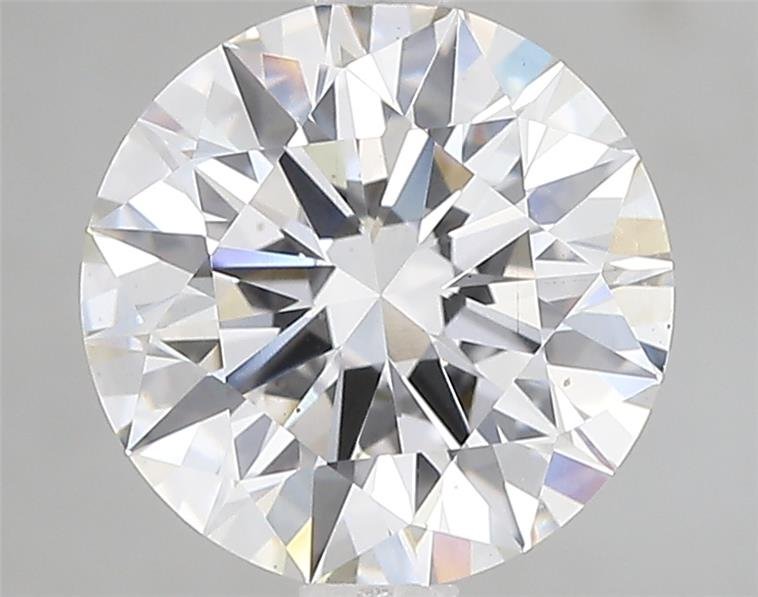 3.30ct H VS2 Rare Carat Ideal Cut Round Lab Grown Diamond