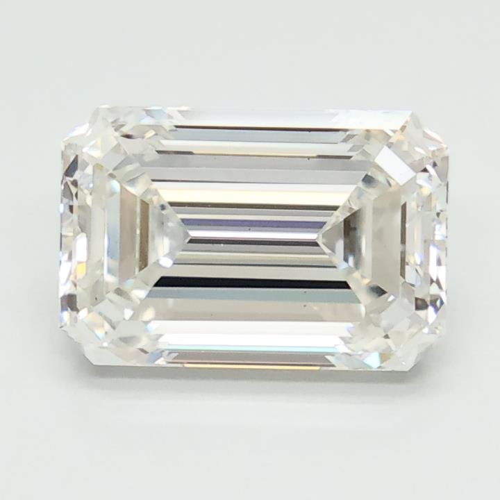 2.05ct F VS2 Excellent Cut Emerald Lab Grown Diamond