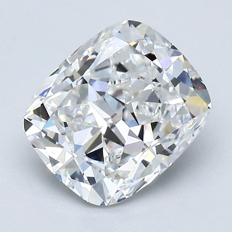 2.03ct F VS2 Rare Carat Ideal Cut Cushion Diamond