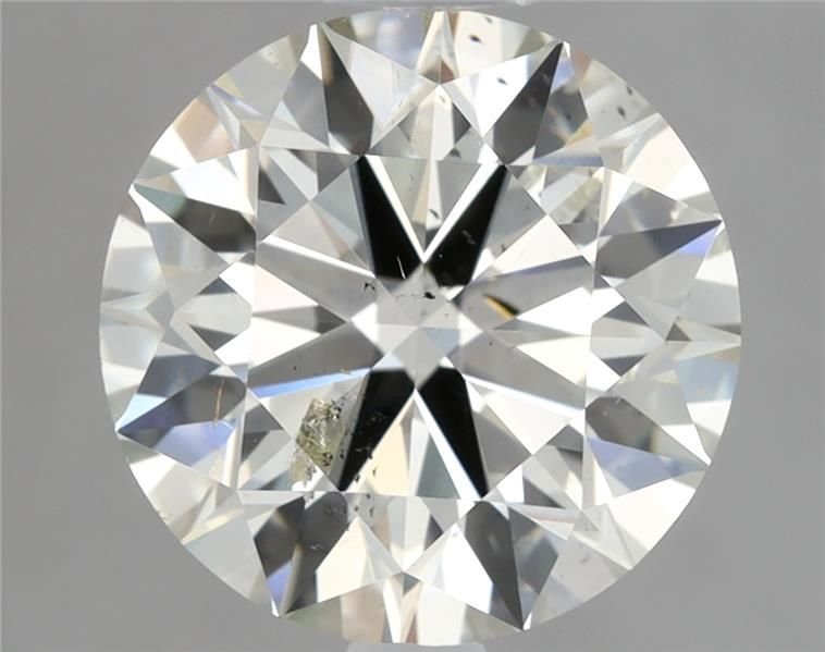 2.08ct J SI2 Rare Carat Ideal Cut Round Diamond