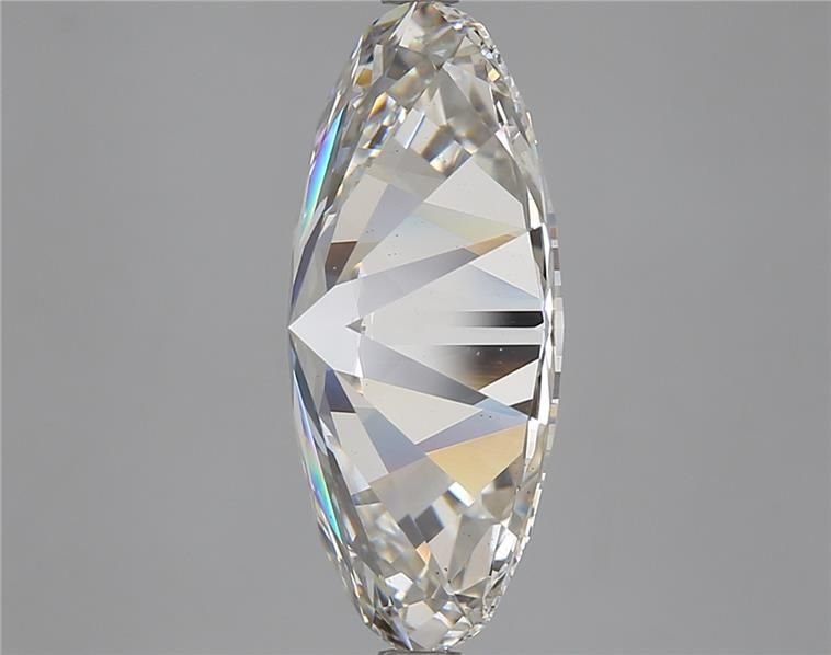 6.38ct H VS2 Rare Carat Ideal Cut Oval Lab Grown Diamond