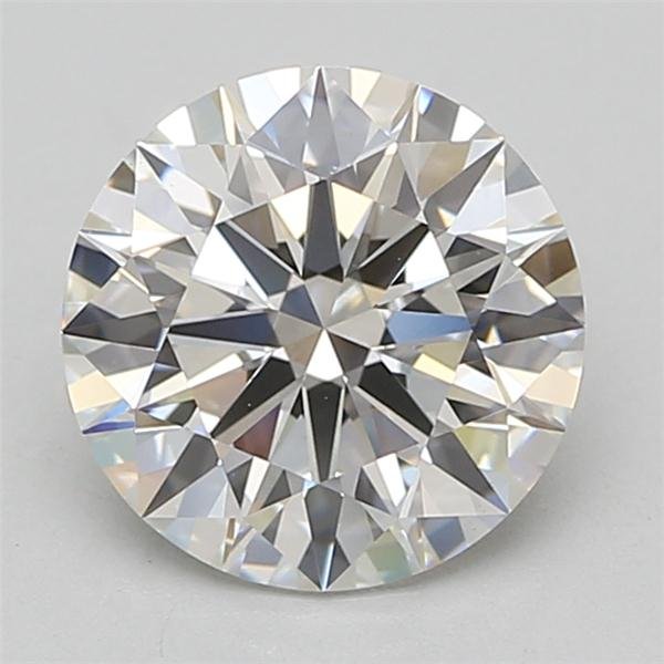 3.09ct F VS1 Rare Carat Ideal Cut Round Lab Grown Diamond