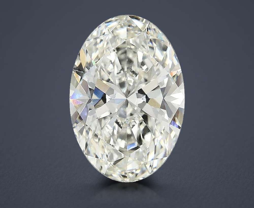 3.80 Carat Oval Lab Diamond