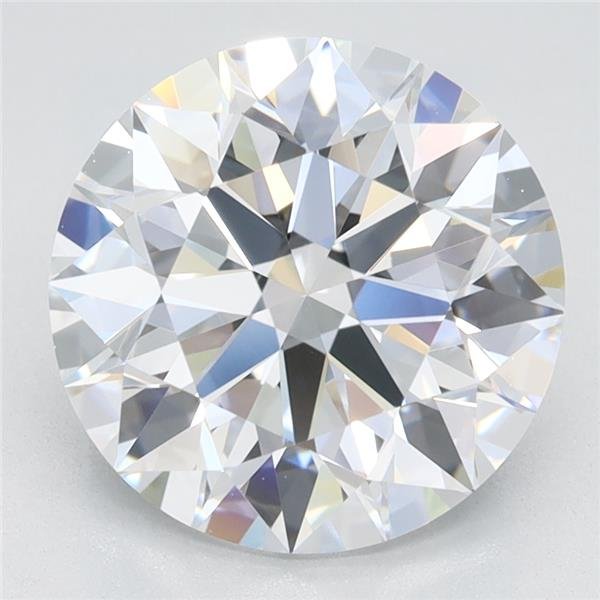 2.82ct D VVS1 Rare Carat Ideal Cut Round Lab Grown Diamond