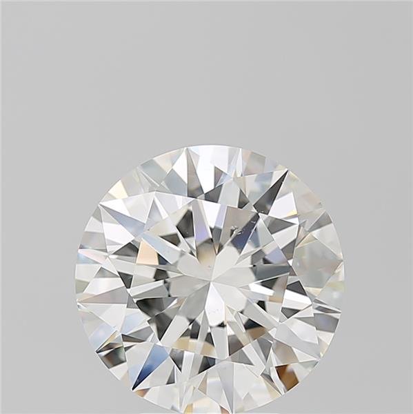 5.21ct I SI1 Rare Carat Ideal Cut Round Diamond