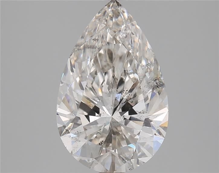 3.08ct H SI2 Rare Carat Ideal Cut Pear Lab Grown Diamond