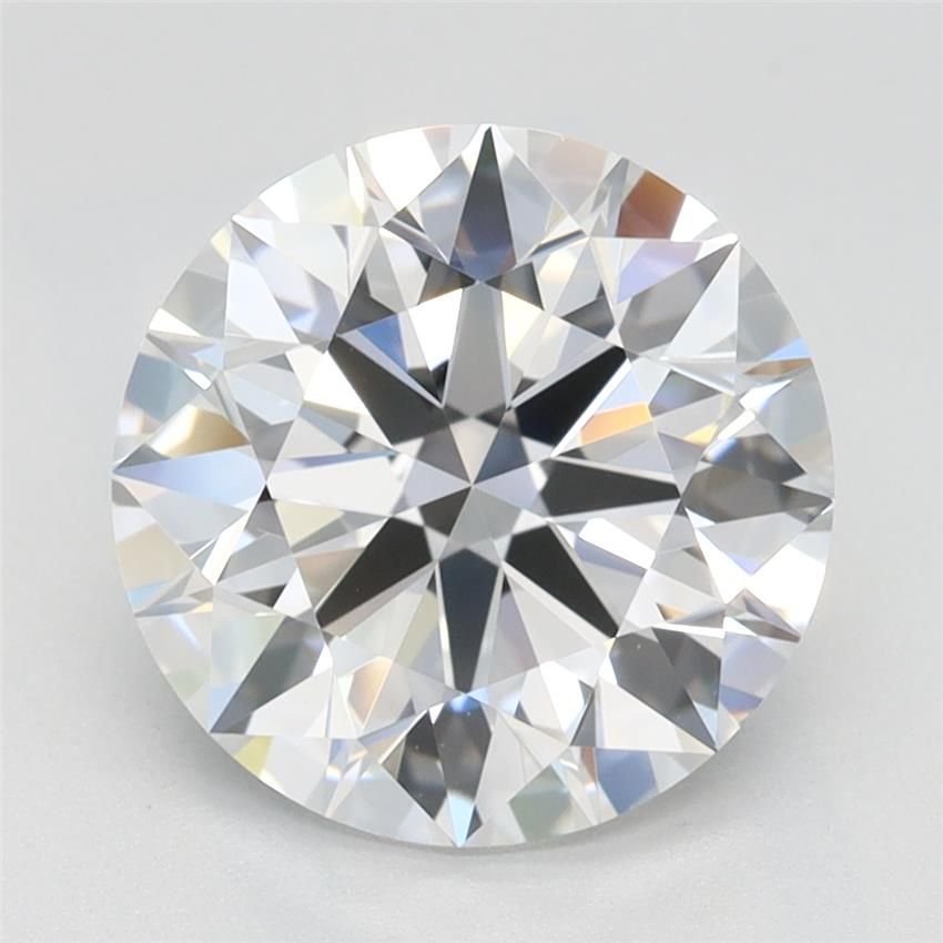 2.67ct D VVS1 Rare Carat Ideal Cut Round Lab Grown Diamond