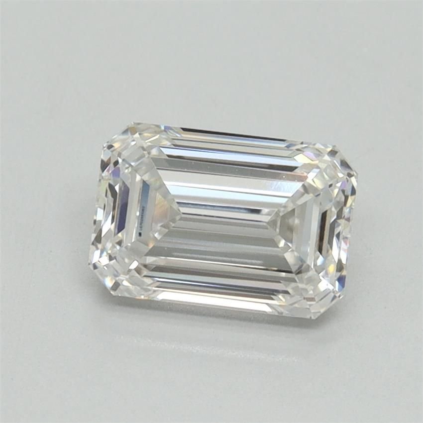 1.30ct E VVS2 Rare Carat Ideal Cut Emerald Lab Grown Diamond