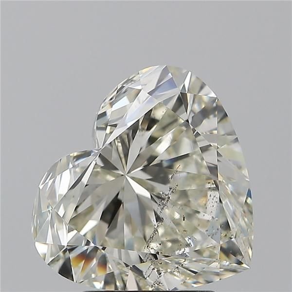 3.01ct J SI2 Rare Carat Ideal Cut Heart Diamond