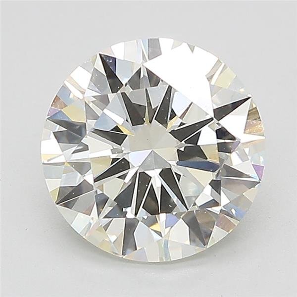 2.14ct J VS1 Excellent Cut Round Lab Grown Diamond
