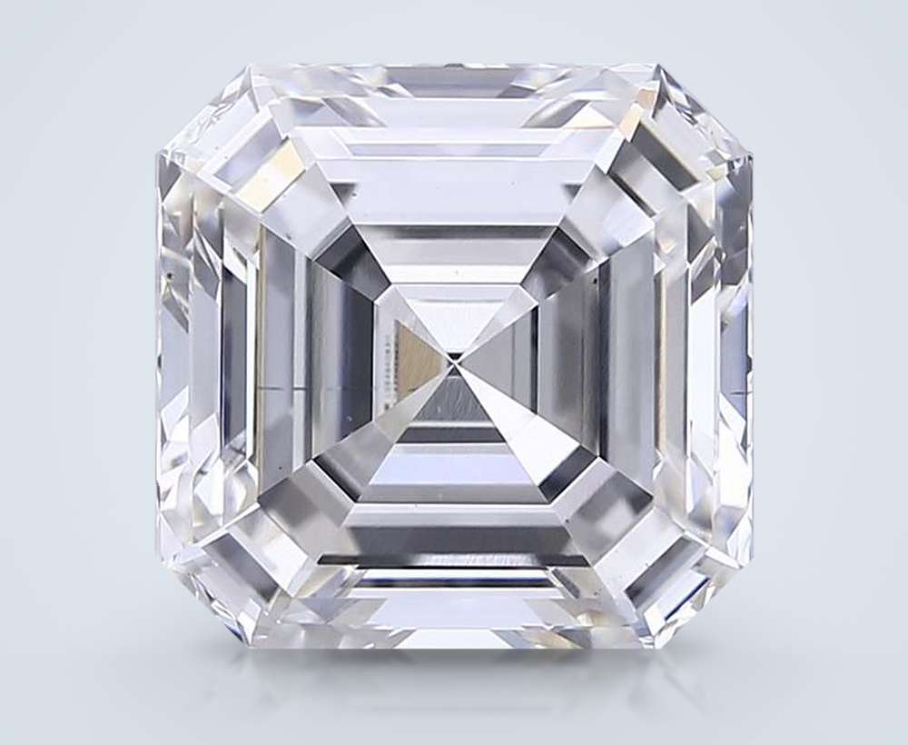 7.72 Carat Asscher Lab Diamond