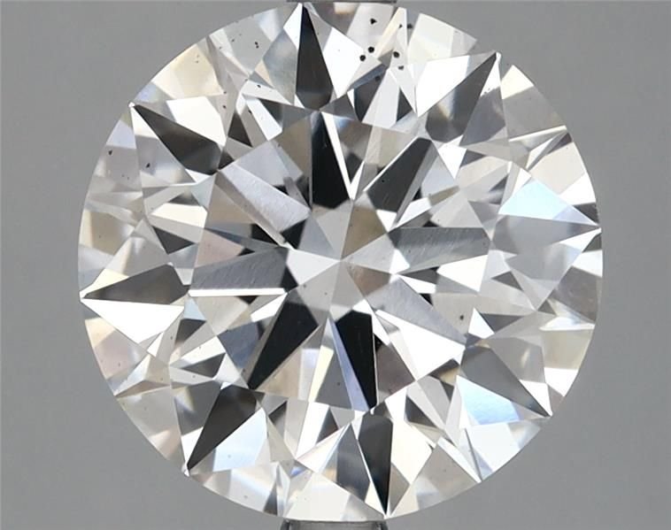 3.68ct F SI1 Rare Carat Ideal Cut Round Lab Grown Diamond