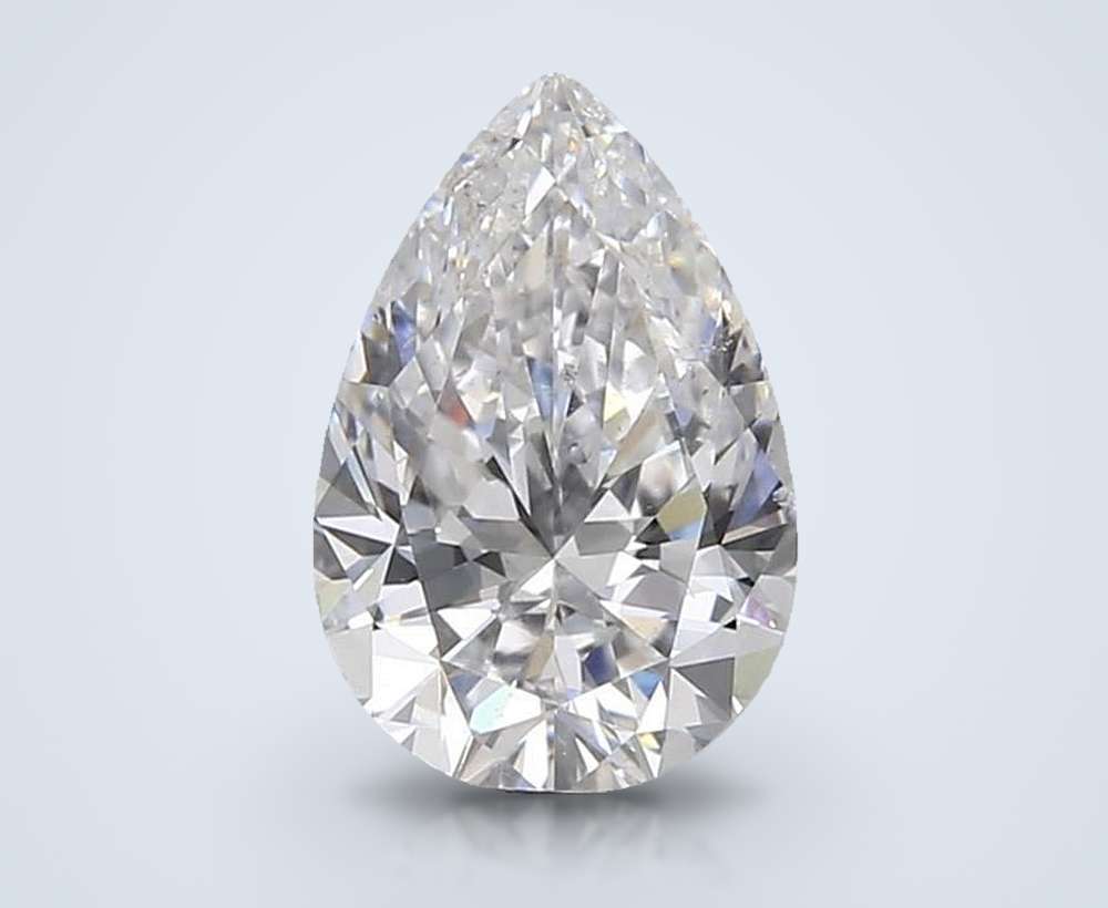 1.00 Carat Pear Natural Diamond