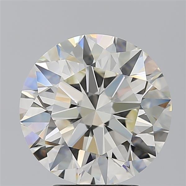 4.14ct K VS2 Rare Carat Ideal Cut Round Diamond