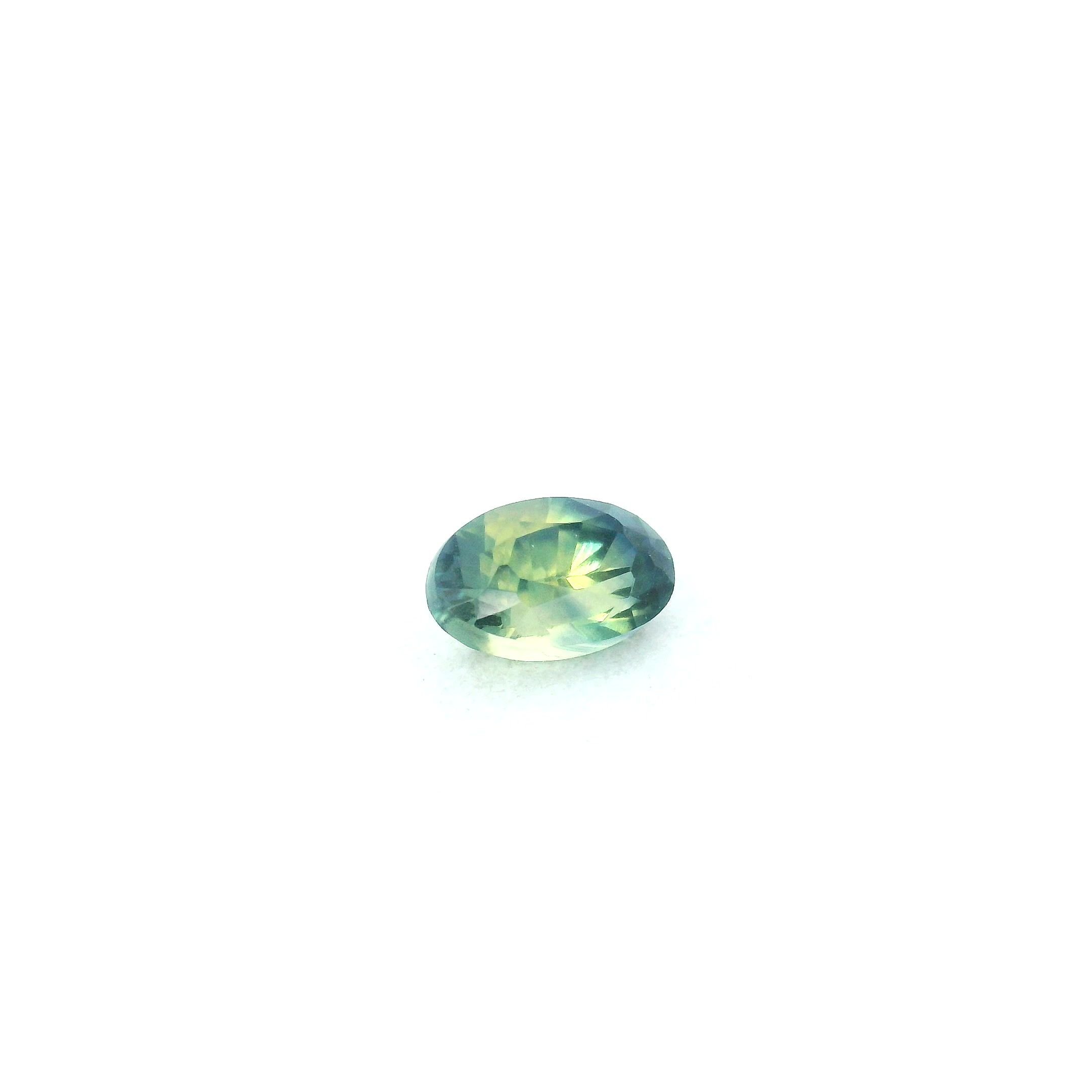 0.45 Carat Green Oval Sapphire