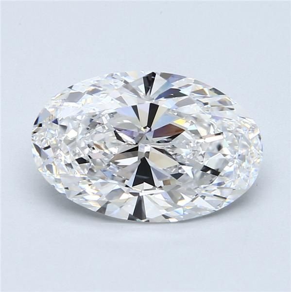 3.73ct D SI1 Rare Carat Ideal Cut Oval Diamond