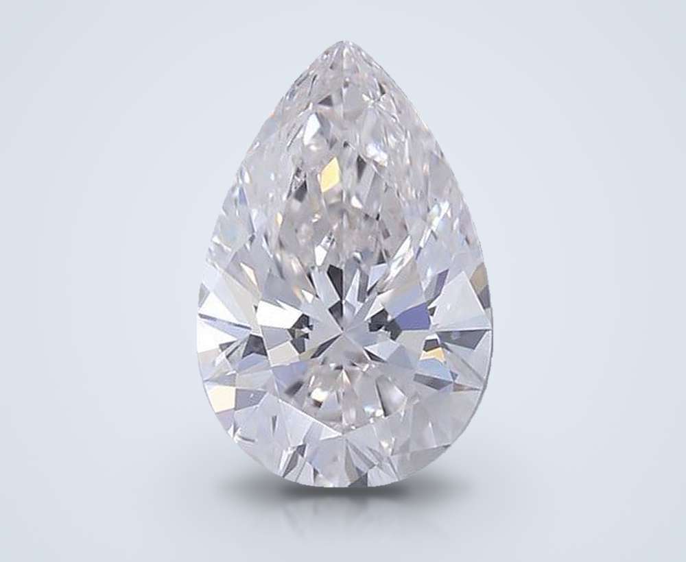 0.65 Carat Pear Lab Diamond