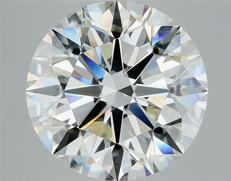 6.01ct J VS2 Rare Carat Ideal Cut Round Diamond