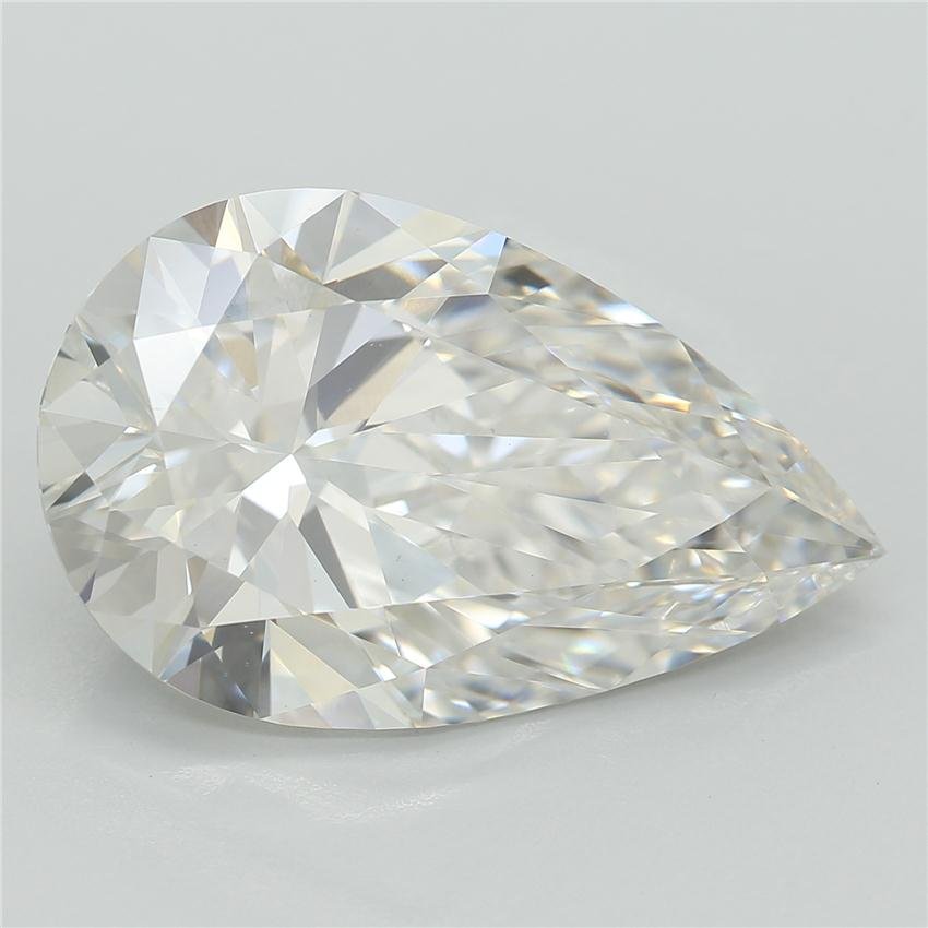 5.50ct F VS1 Rare Carat Ideal Cut Pear Lab Grown Diamond