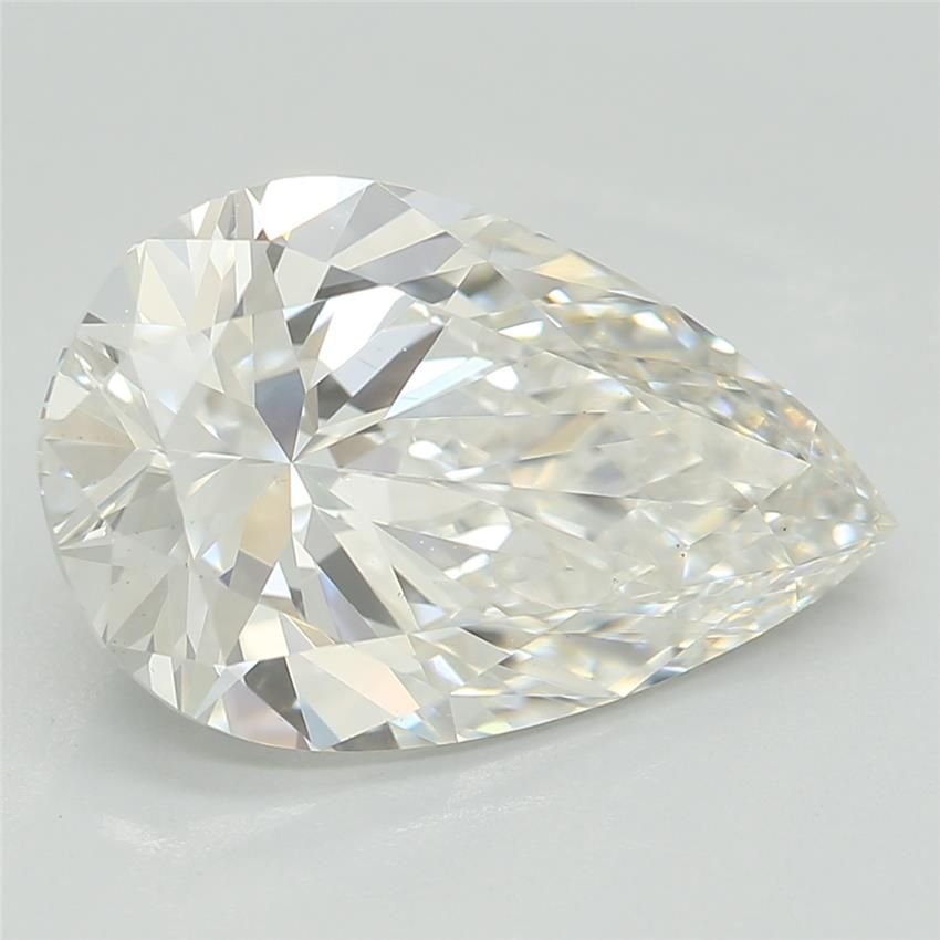 2.37ct F VS1 Rare Carat Ideal Cut Pear Lab Grown Diamond