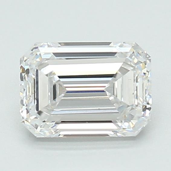 0.99ct E VS1 Rare Carat Ideal Cut Emerald Lab Grown Diamond