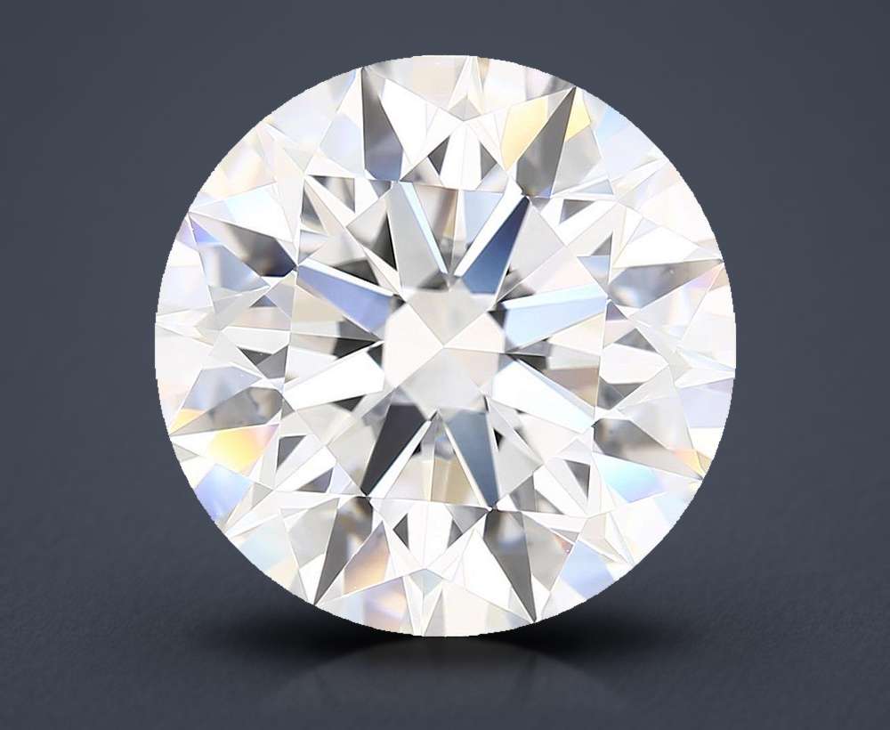 6.04 Carat Round Lab Diamond