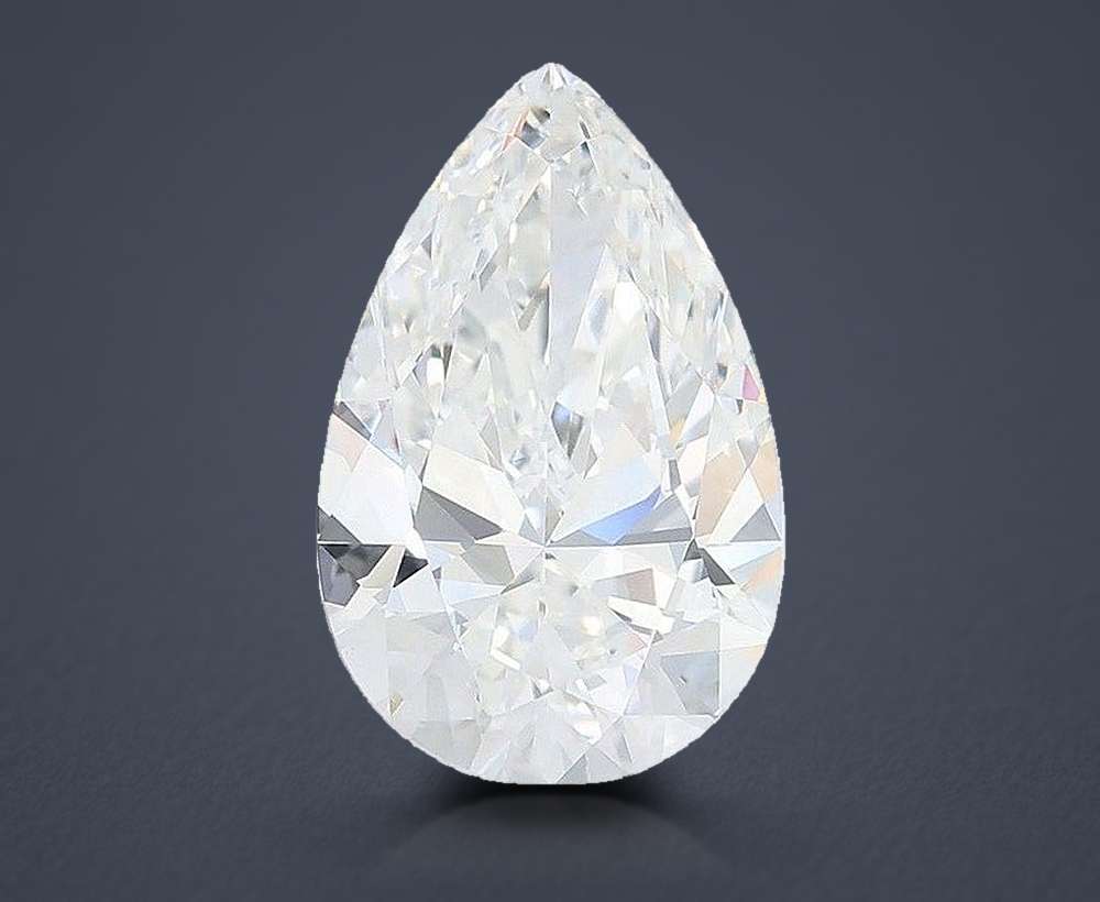 4.06 Carat Pear Lab Diamond