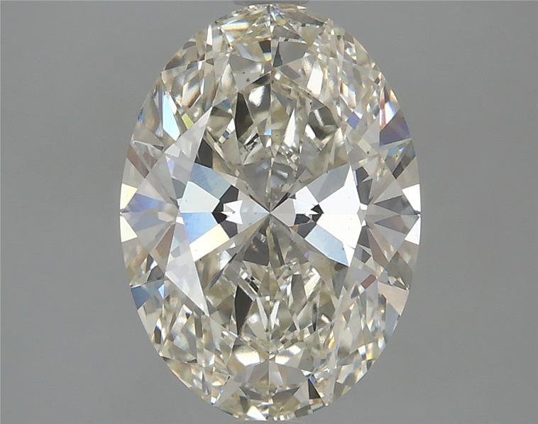 2.96ct I VS2 Rare Carat Ideal Cut Oval Lab Grown Diamond