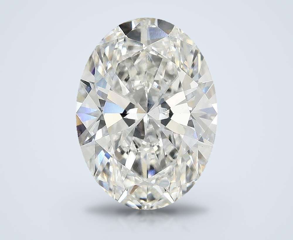 3.87 Carat Oval Lab Diamond