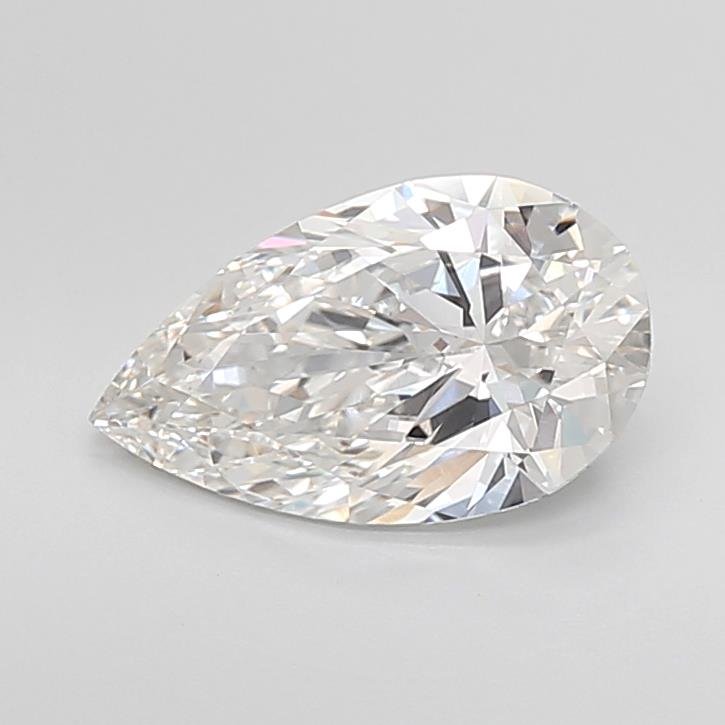 2.51ct F VVS2 Rare Carat Ideal Cut Pear Lab Grown Diamond