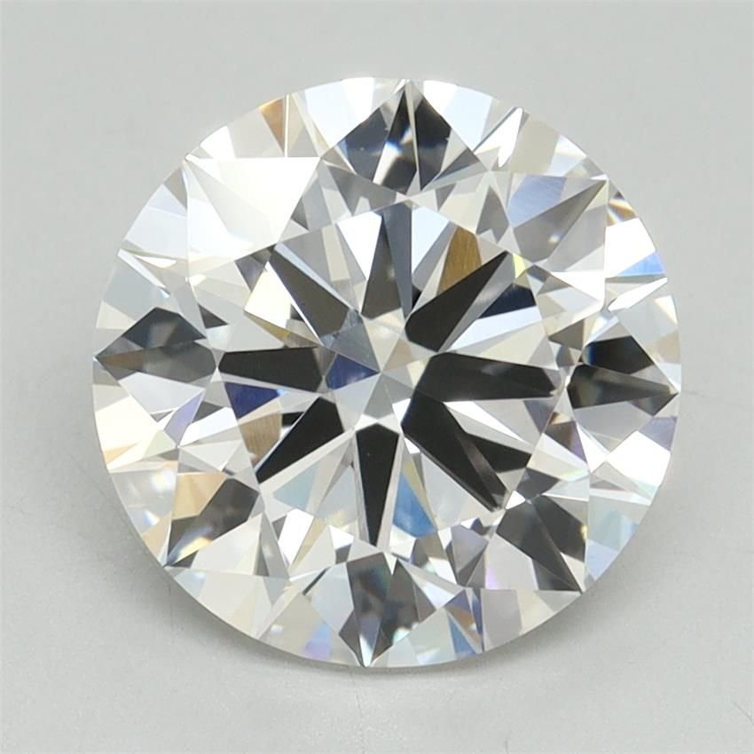 3.43ct F VVS2 Rare Carat Ideal Cut Round Lab Grown Diamond