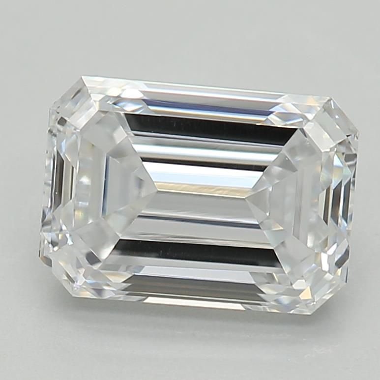 1.09ct D VVS2 Very Good Cut Emerald Lab Grown Diamond