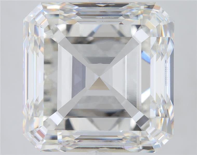10.01ct G VVS2 Very Good Cut Asscher Lab Grown Diamond