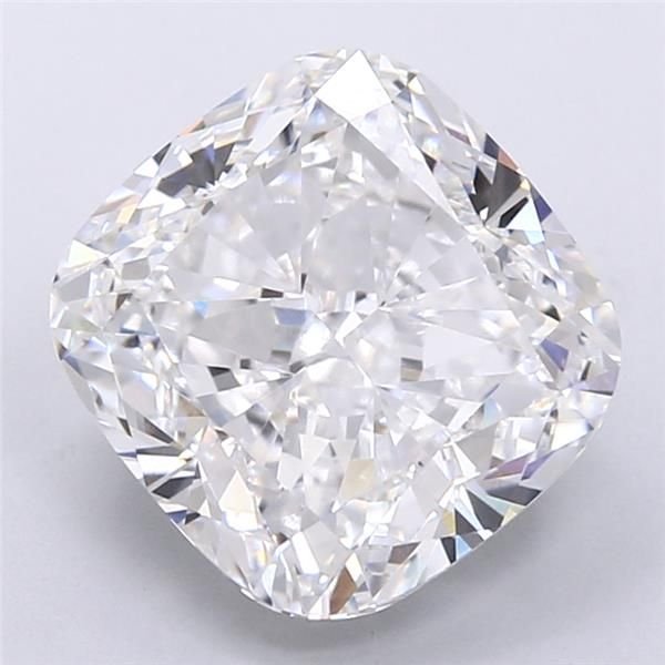 5.04ct D VVS2 Rare Carat Ideal Cut Cushion Lab Grown Diamond