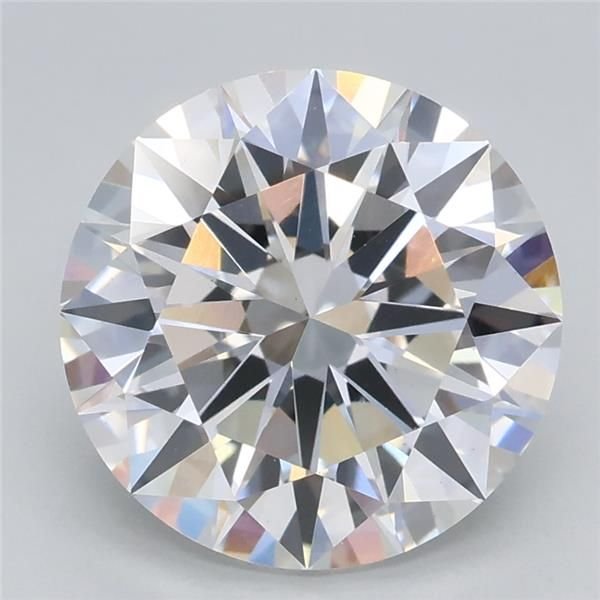 2.53ct F VS1 Excellent Cut Round Lab Grown Diamond