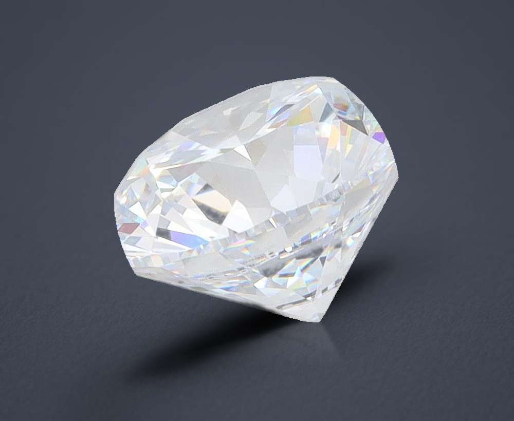 4.42 Carat Round Lab Diamond