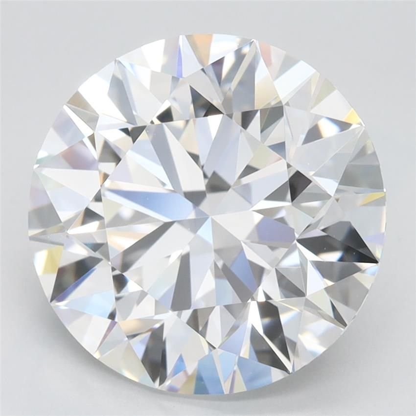 5.01ct D VVS2 Rare Carat Ideal Cut Round Lab Grown Diamond