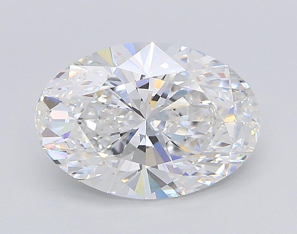 2.03ct E VS2 Rare Carat Ideal Cut Oval Lab Grown Diamond