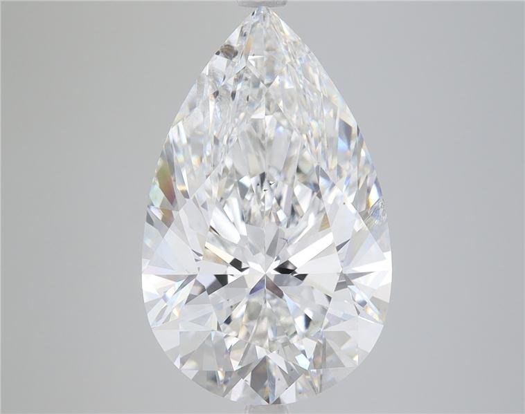 6.20ct G SI2 Rare Carat Ideal Cut Pear Lab Grown Diamond