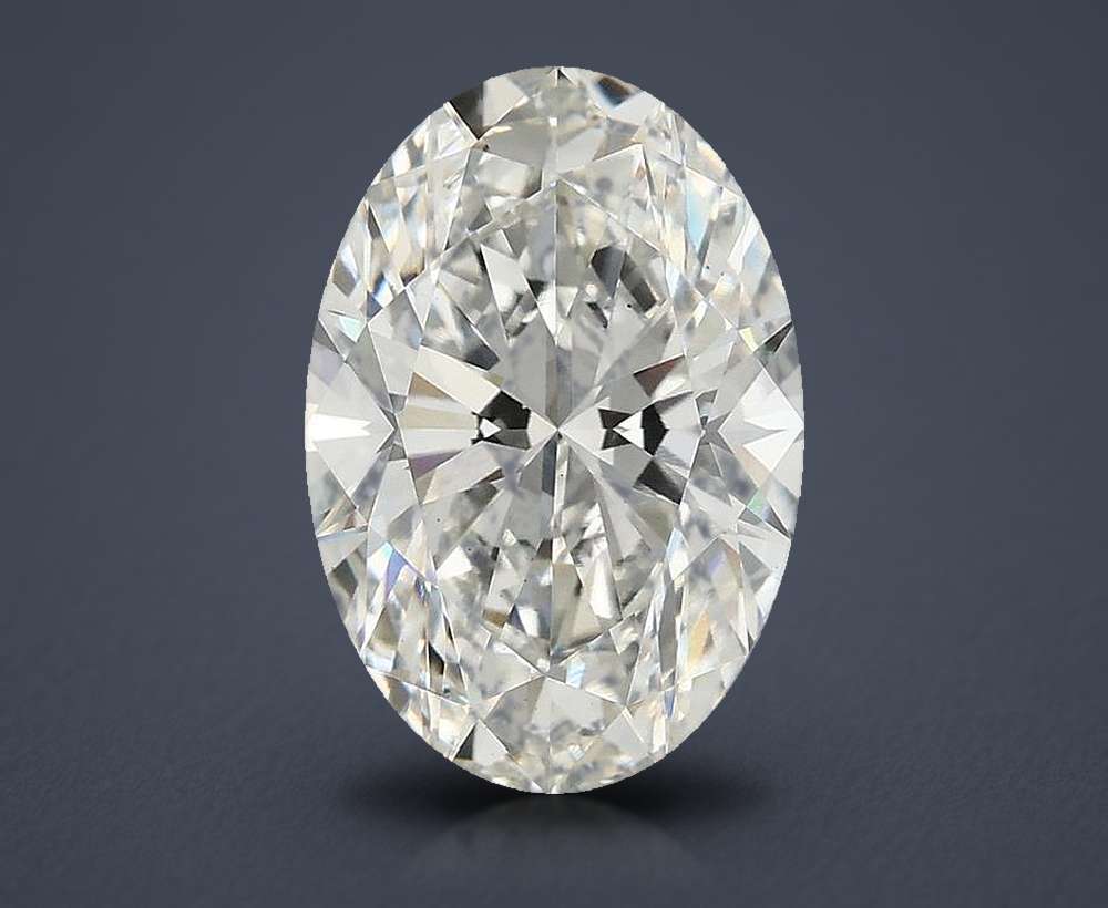3.78 Carat Oval Lab Diamond