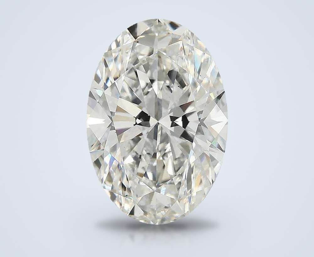 3.78 Carat Oval Lab Diamond
