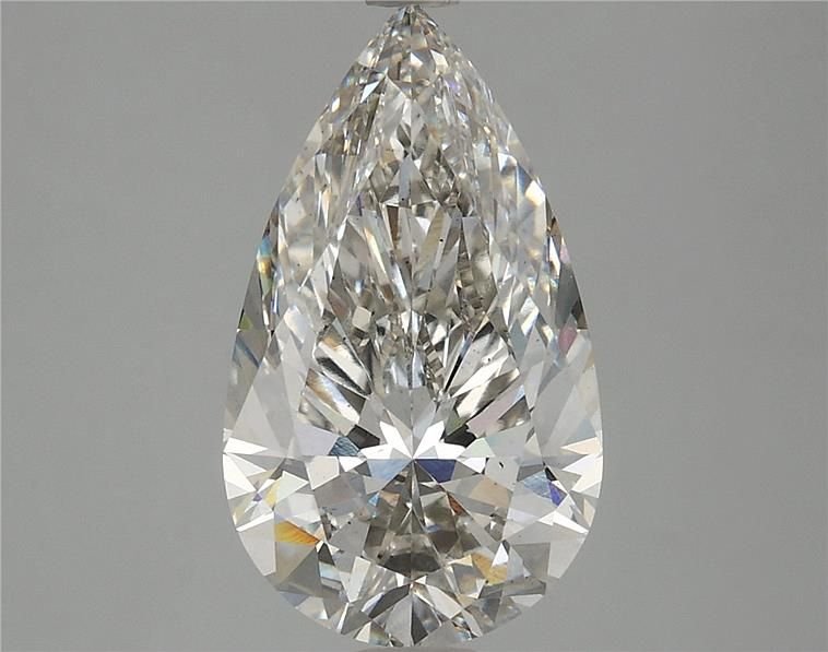 4.07ct I VS2 Rare Carat Ideal Cut Pear Lab Grown Diamond