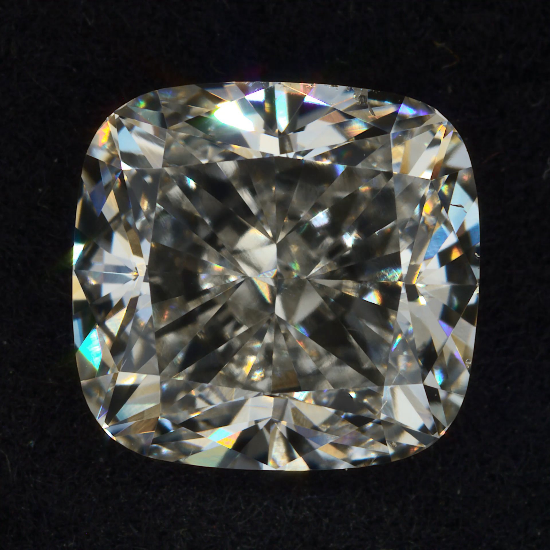 2.07ct J SI1 Rare Carat Ideal Cut Cushion Lab Grown Diamond