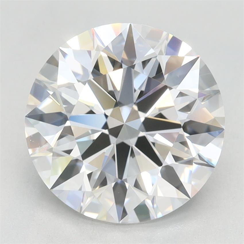 2.46ct D VVS2 Rare Carat Ideal Cut Round Lab Grown Diamond