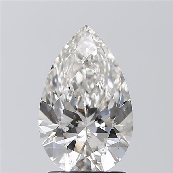 1.65ct H VS2 Rare Carat Ideal Cut Pear Lab Grown Diamond